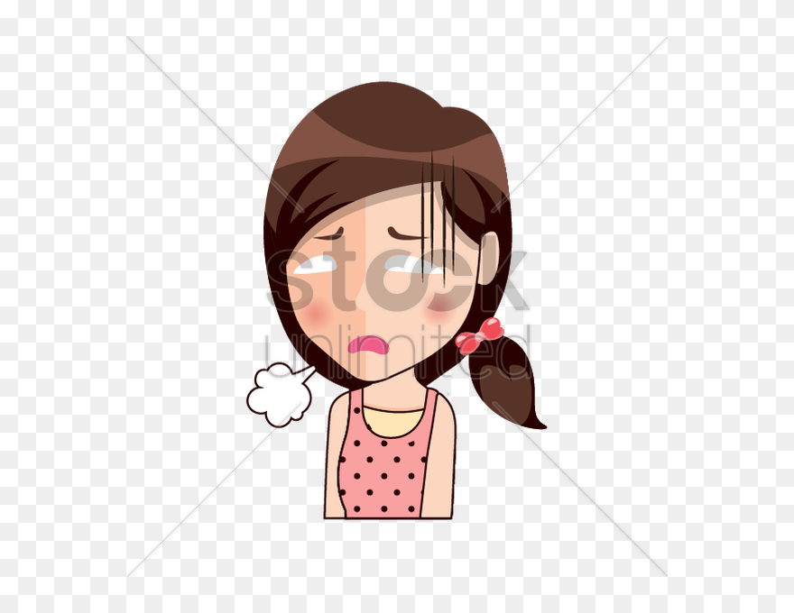 Stressed Cartoon Face - Png Cartoon Stressed Character Clipart