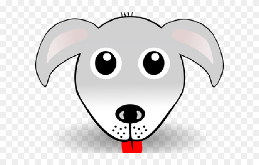 Funny Face Cartoon - Cartoon Dog Face Clipart