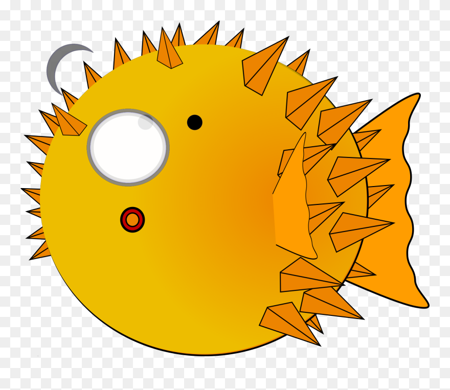 Puffer Fish Clipart - Png Download