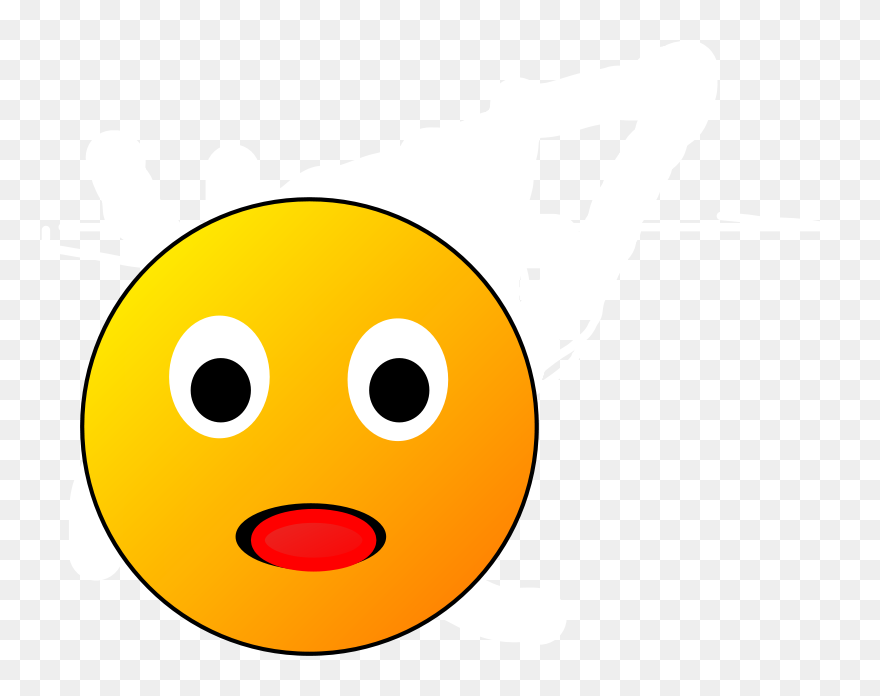 Staring Blank Face Clipart Picture Black And White - Stare Clip Art - Png Download