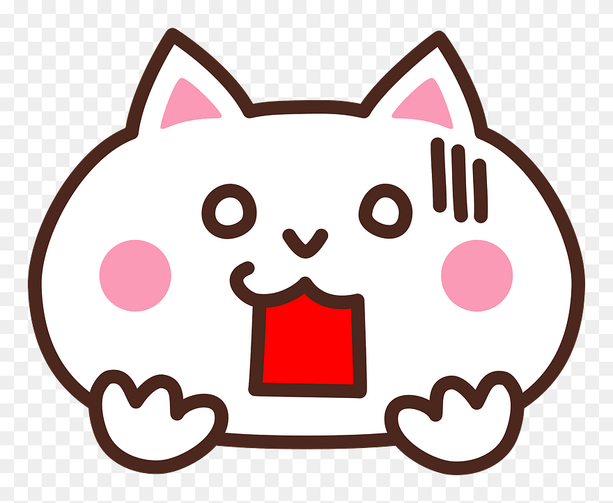 Shocked Cat Clipart - Ad Villaviciosa De Odon - Png Download