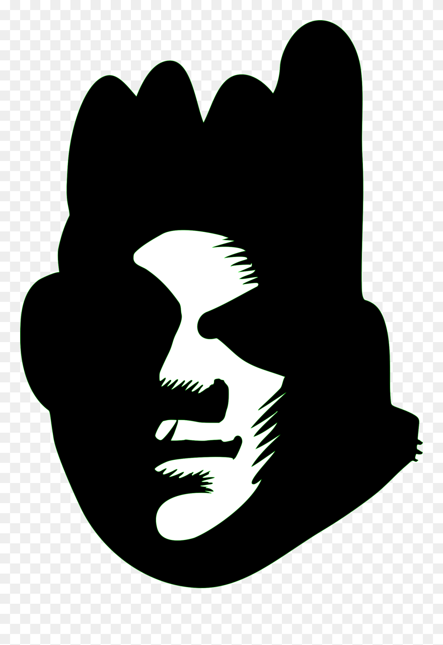 Black Face Clipart - Png Download