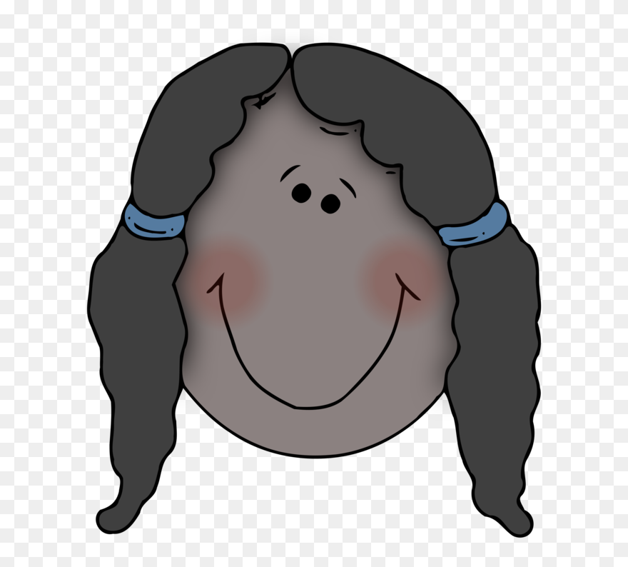 Pig,face,human Behavior - Cara De Niña En Dibujo Clipart