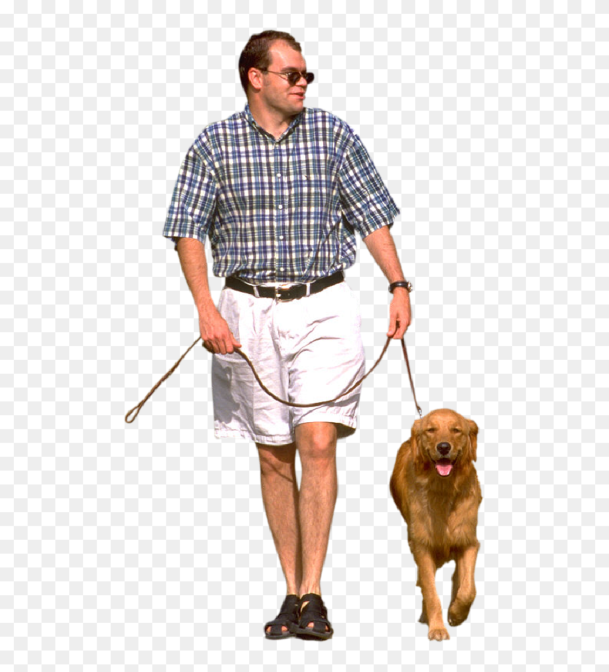 Man Walking Dog Png Vector, Clipart, Psd - People Walking Dog Png Transparent Png