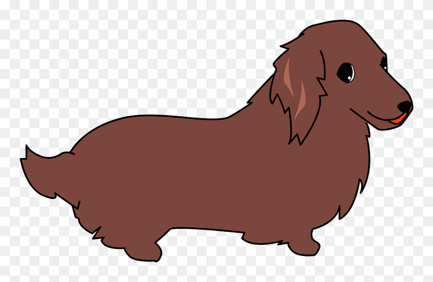 Dachshund Dog Clipart - ミニチュア ダックス フンド イラスト - Png Download