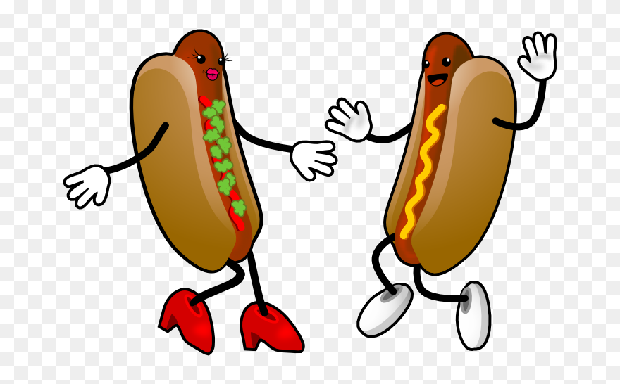Hot Dog Clip Art Gif Corn Dog - Hot Dog Clipart Gif - Png Download