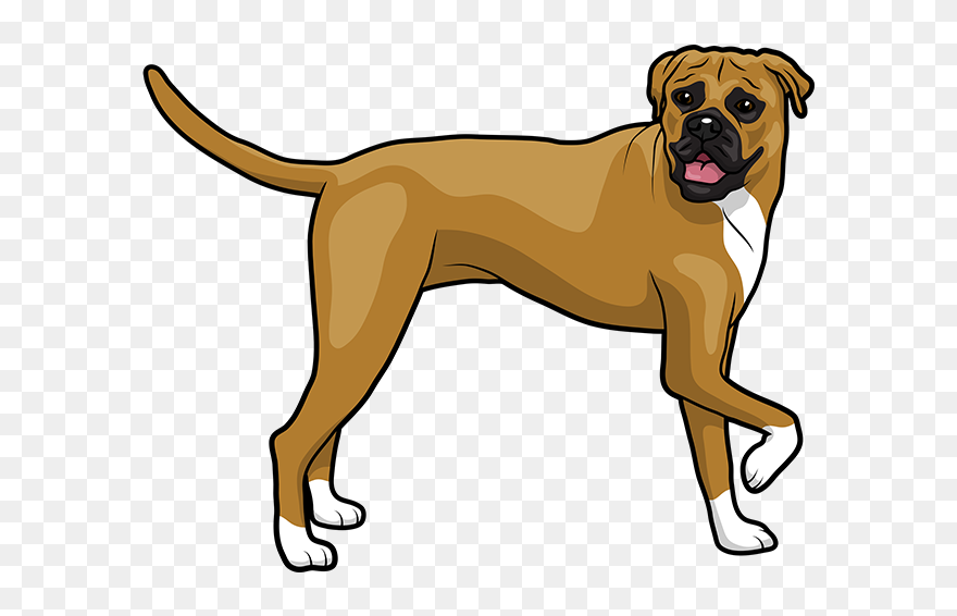Boxer Emoji & Stickers Messages Sticker-8 - Dibujo De Perros Boxer Clipart