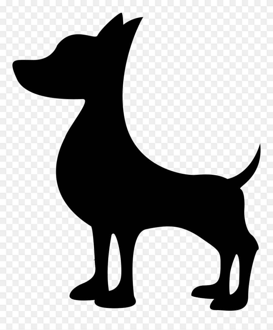 Black Dog Silhouette Svg Png Icon Free Download - Dog Silhouette Svg Clipart