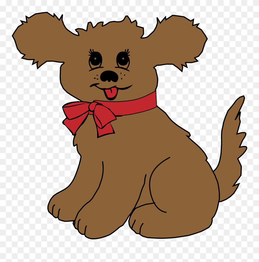 Puppy Dog Cartoon Clipart - Public Domain Cartoon Dog - Png Download