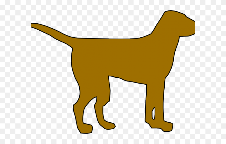 Dog Clipart Clipart Outline - Clip Art - Png Download