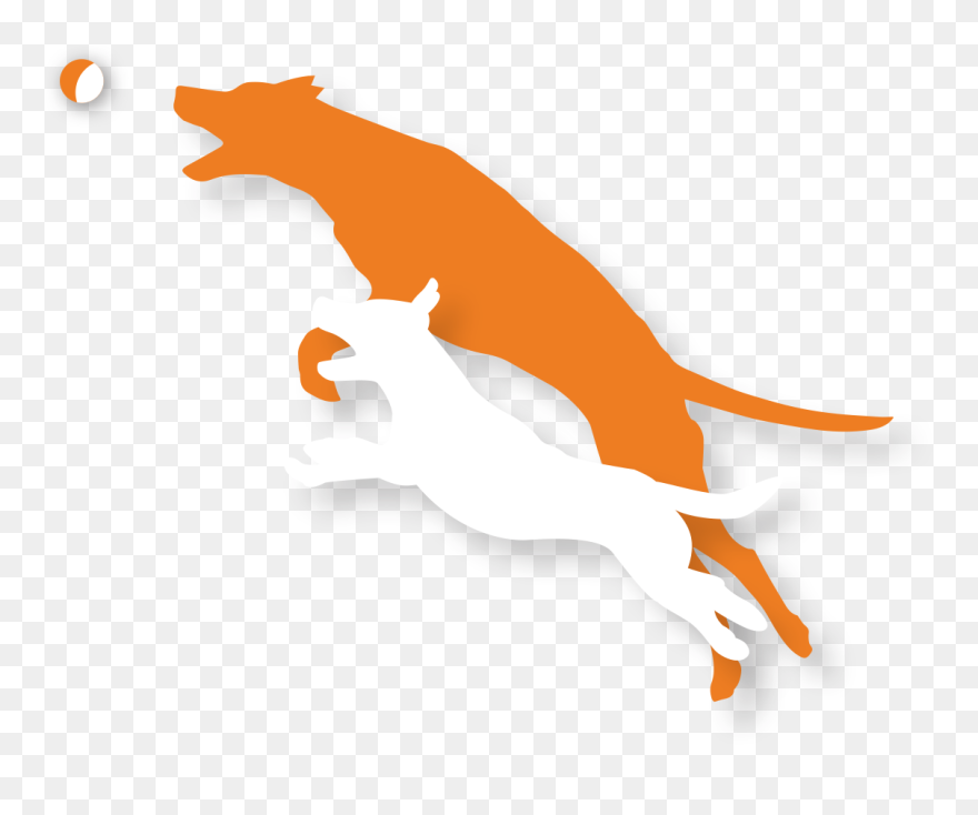 Transparent Dog Silhouette Clip Art - White Dog Silhouette Png