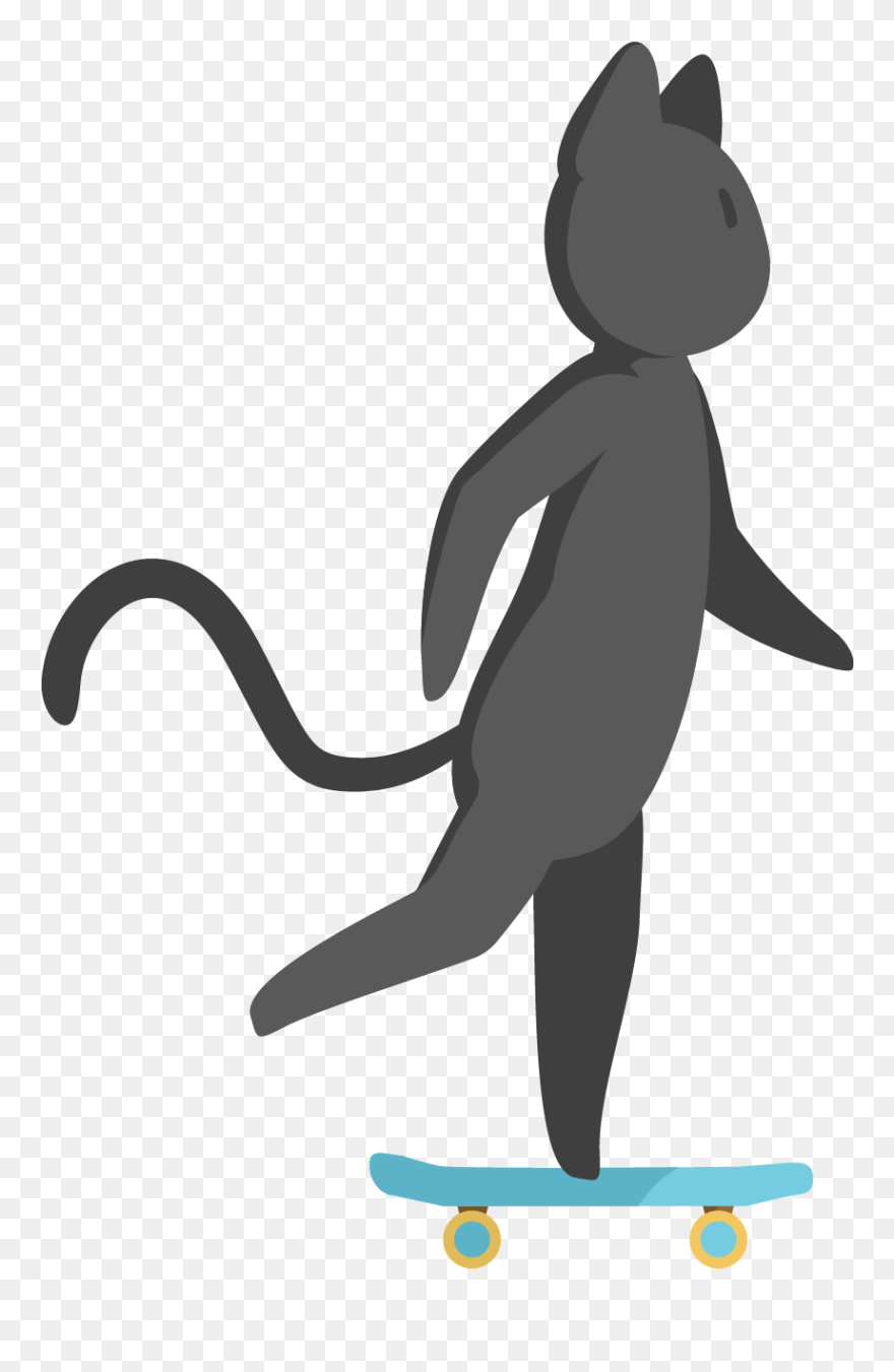 Cat Canidae Dog Silhouette Clip Art - Png Download