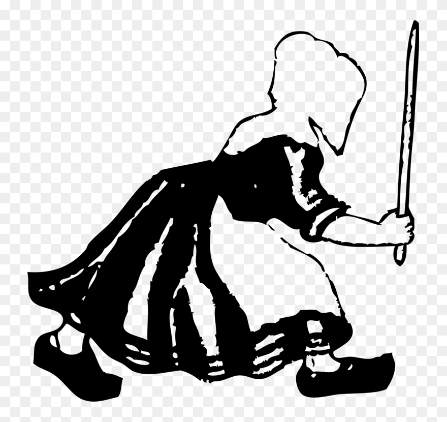 Art,monochrome Photography,artwork - Old Dutch Woman Clipart