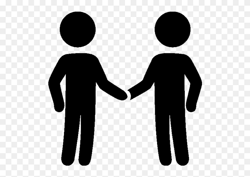 Computer Icons Clip Art - Two People Shaking Hands Icon - Png Download