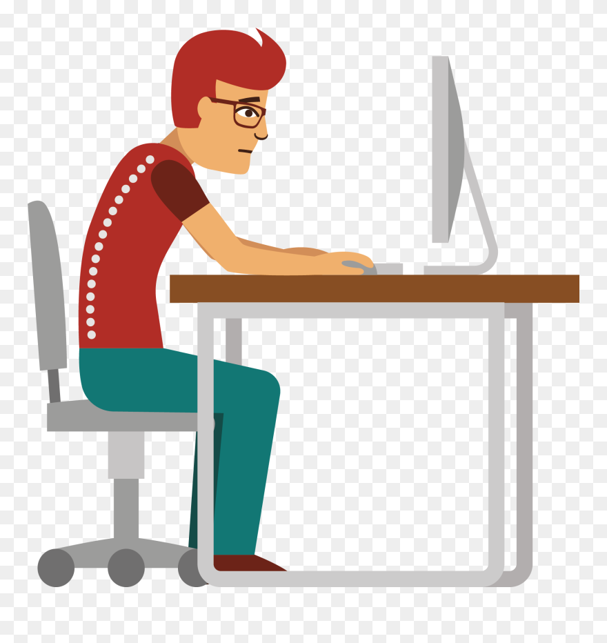 Job Clipart Office Phone - Office Syndrome Png Transparent Png