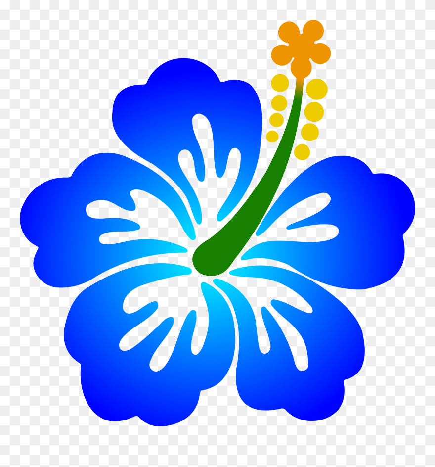Transparent Hawaiian Flowers Png - Clip Art Hawaiian Flower