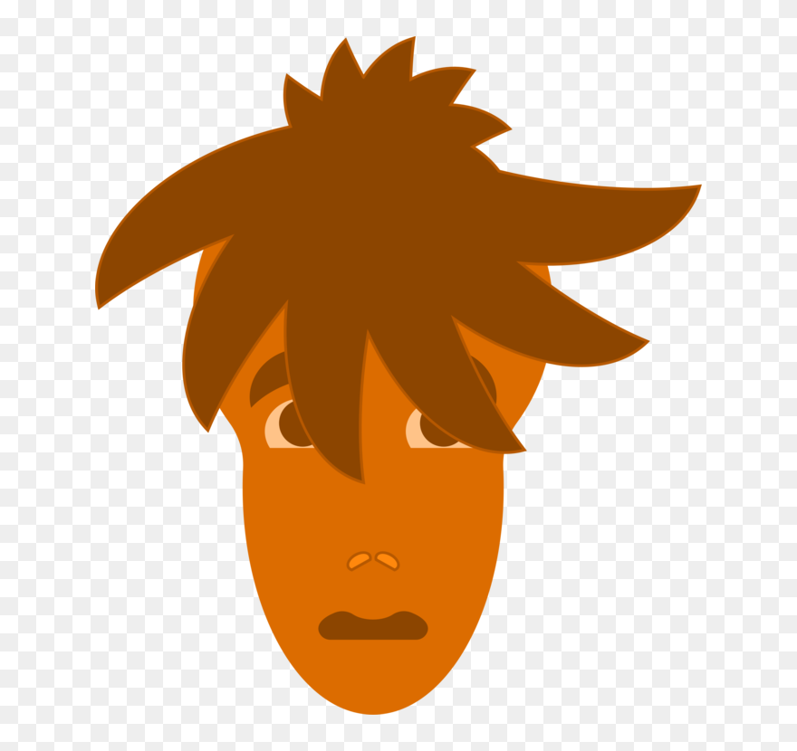 Head,flower,silhouette - Cartoon Clipart