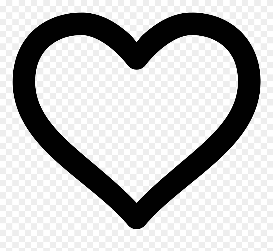 Heart Images Free - Like Icon Twitter Png Clipart