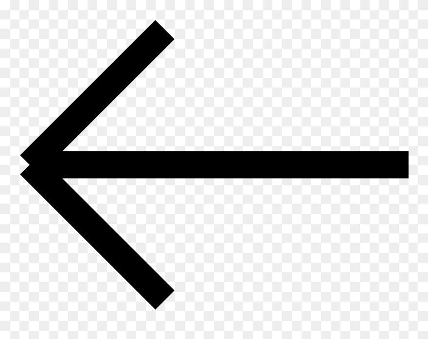 Small Arrow Pointing Left Clipart