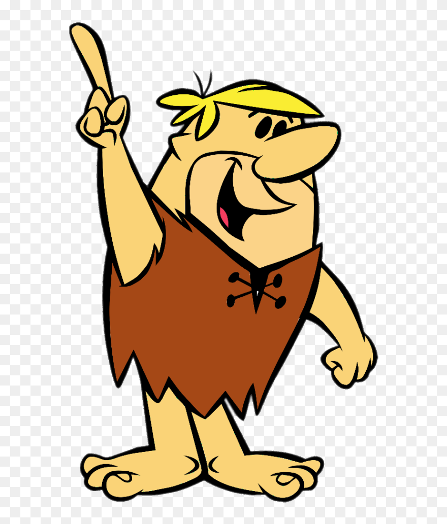 Barney Rubble Finger Up - Barney Rubble Clipart