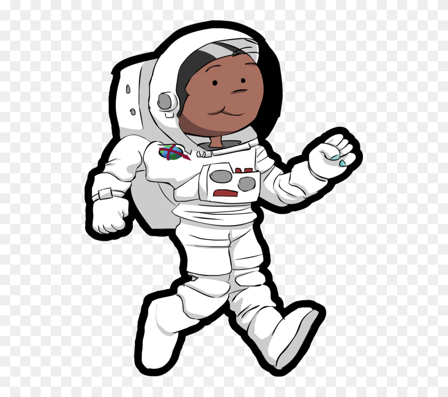 Astronaut Png Cartoon - Astronaut Clipart Transparent Png