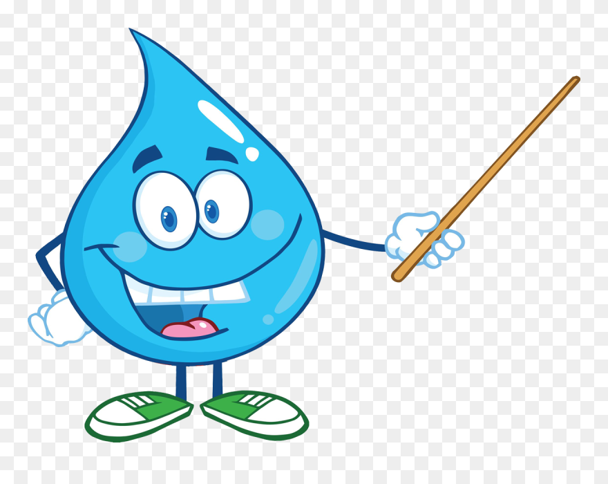 Drawing Stock Photography Clip Art - Cartoon Water Drop Clipart - Png Download