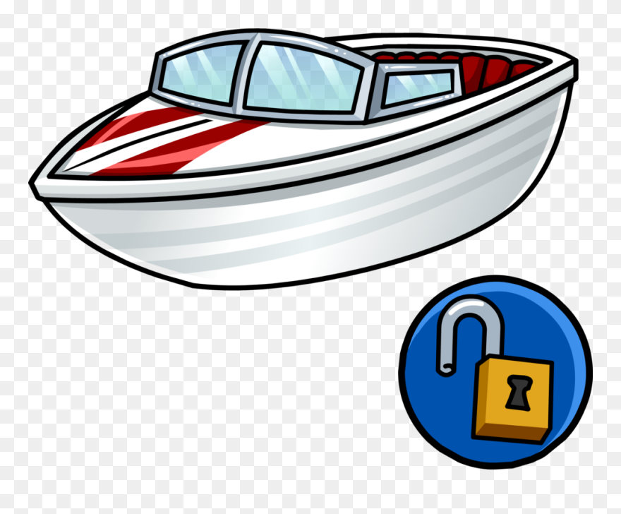 Motor Boats Ship Sailboat Clip Art - Motor Boat Clipart - Png Download