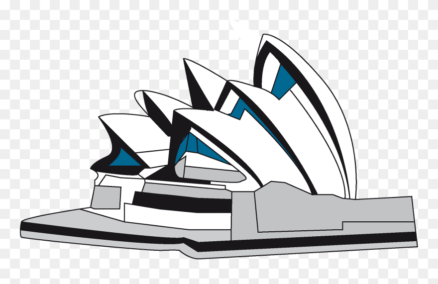 Sydney Opera House Svg Clipart