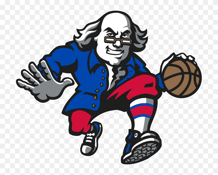 76ers Ben Franklin Logo Clipart