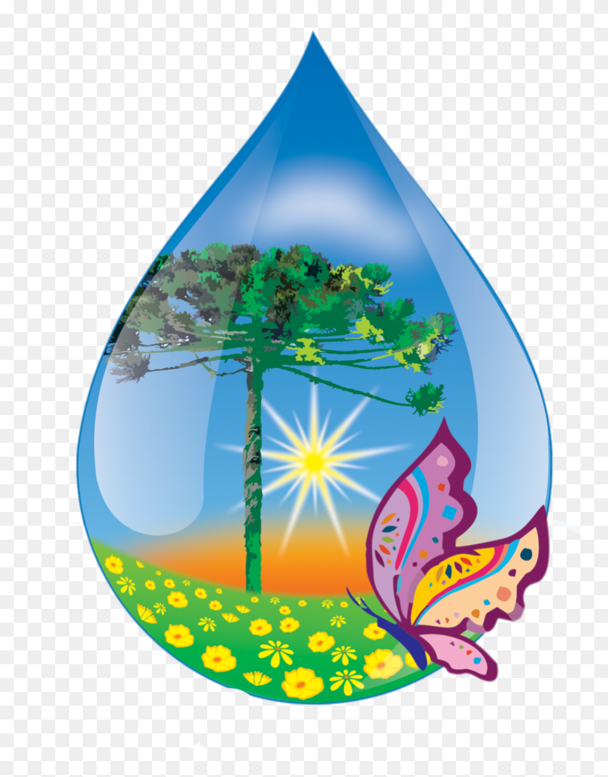 Desenho Sobre A Água Clipart