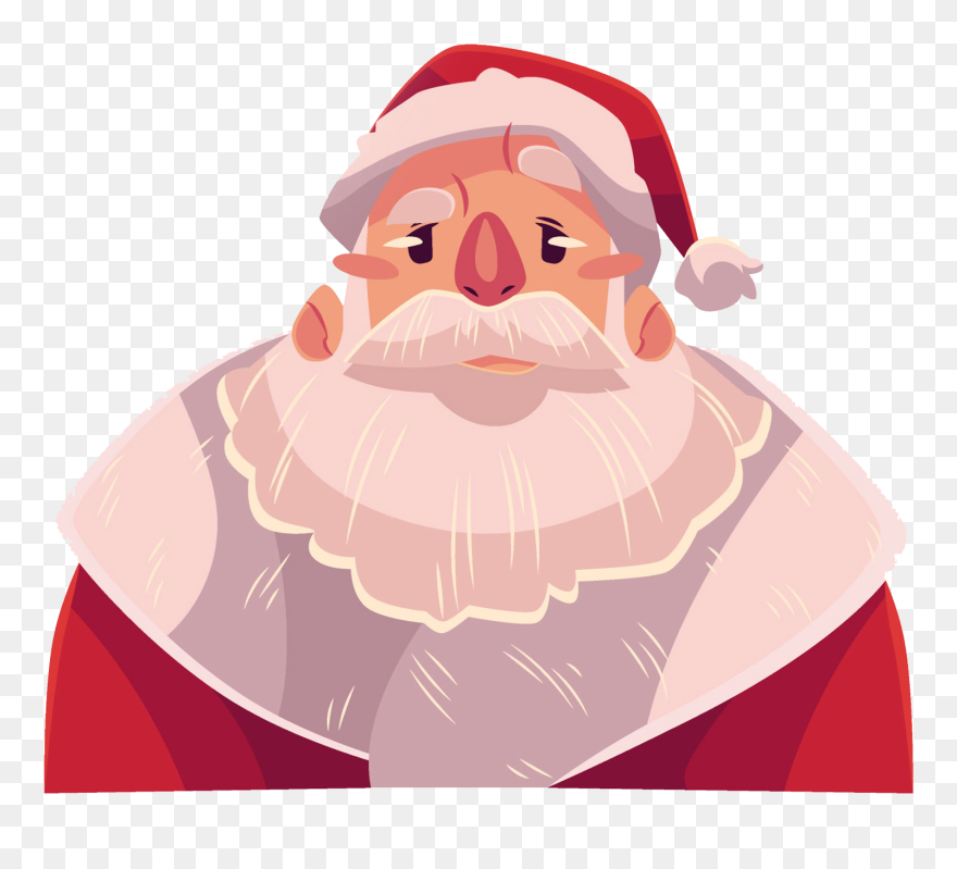 Crying Santa Claus Clipart