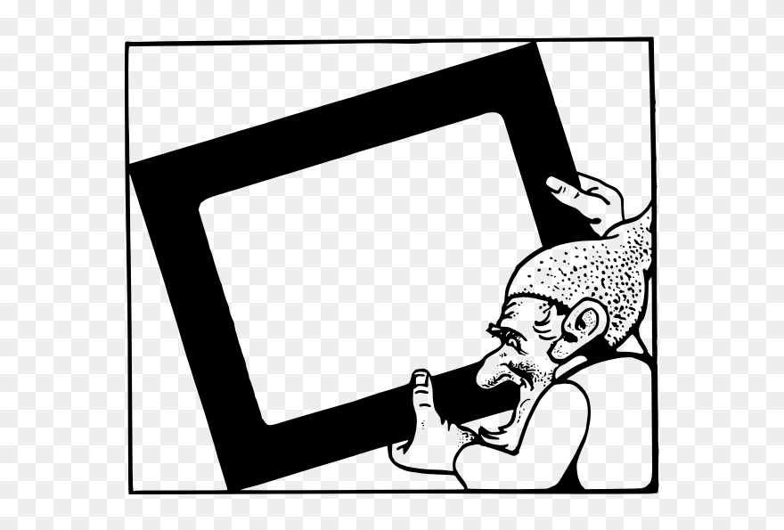 Elf Frame - Drawing Clipart
