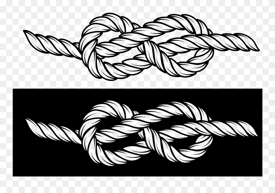 Rope Circle Svg Clip Arts - Rope Silhouette - Png Download