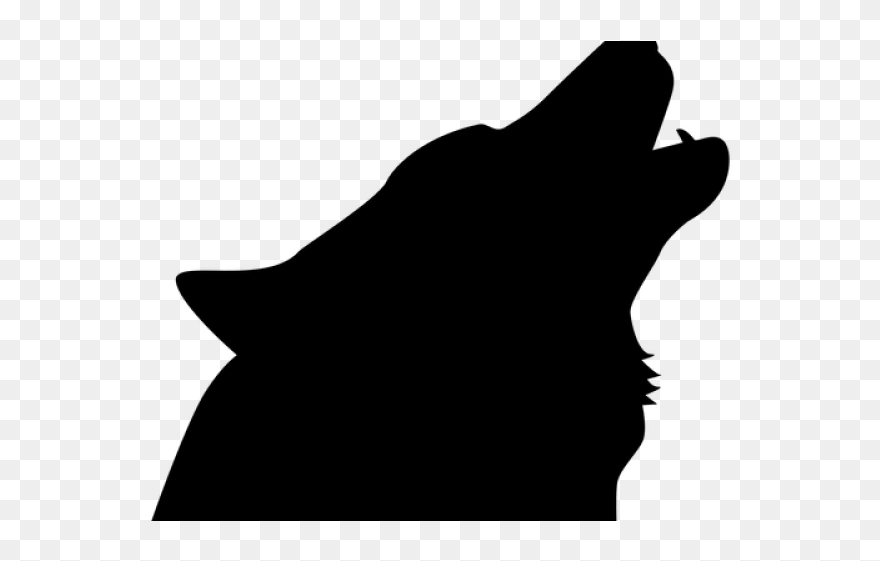 Wolf Head Outline - Lobo Dibujos De Silueta Clipart