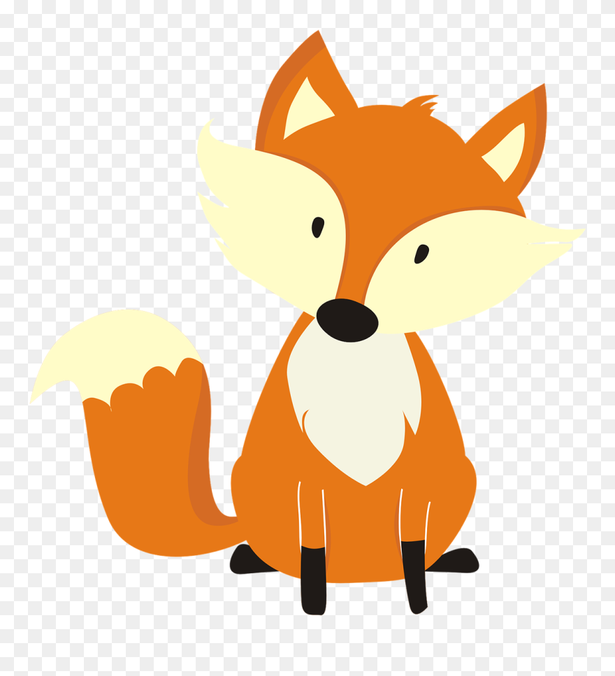 Transparent Fox Clip Art - Fox Illustration - Png Download