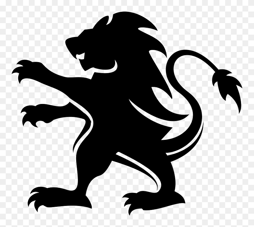 Lion Heraldic Clipart - Spanish Lion - Png Download
