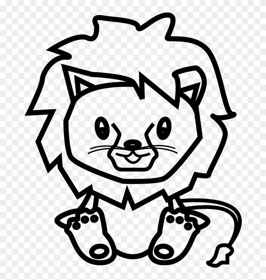 Cartoon Drawing Cub Clipart