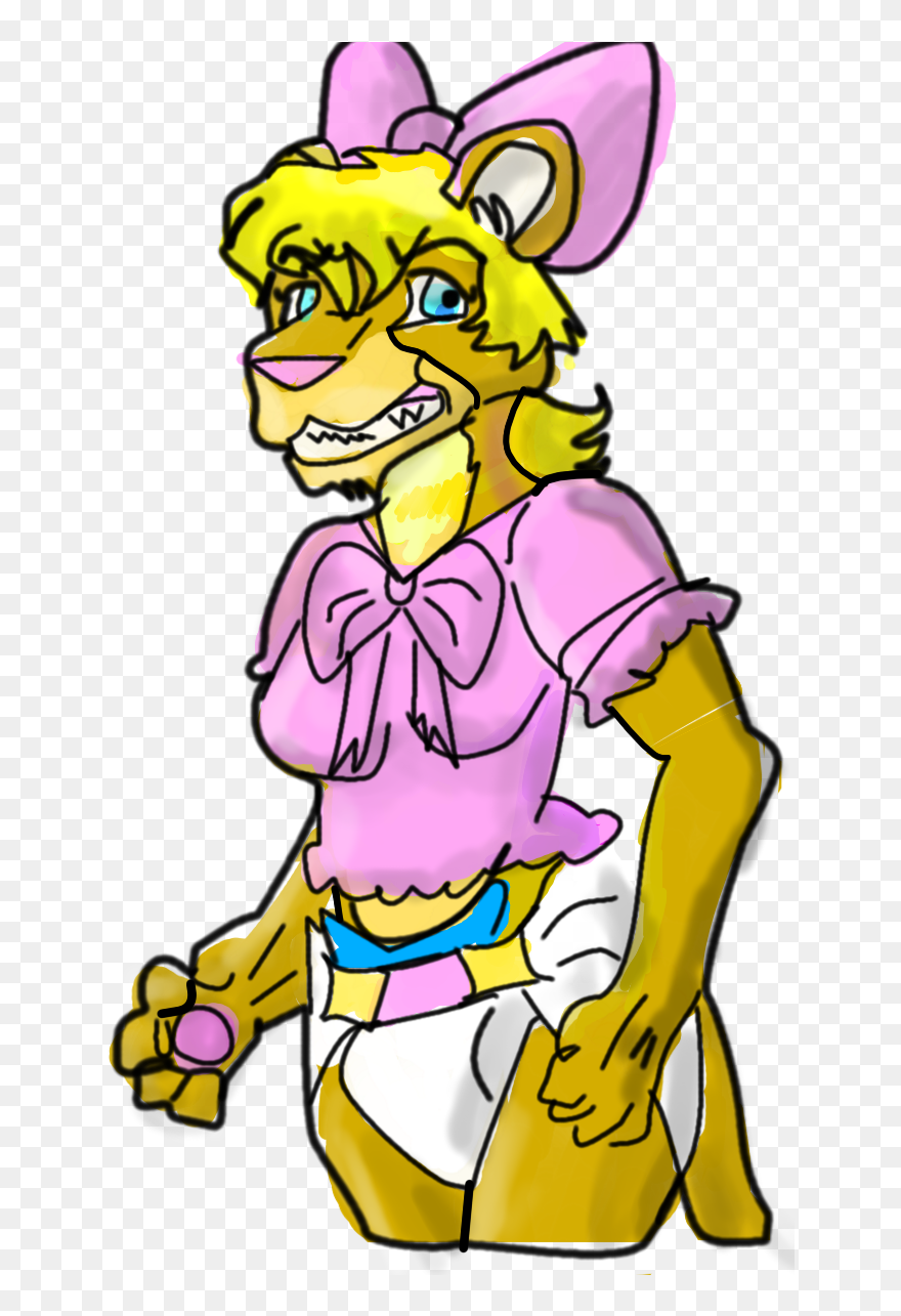 Clothed Cub - Cartoon Clipart