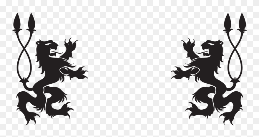 Heraldic Lion Transparent Png Clipart