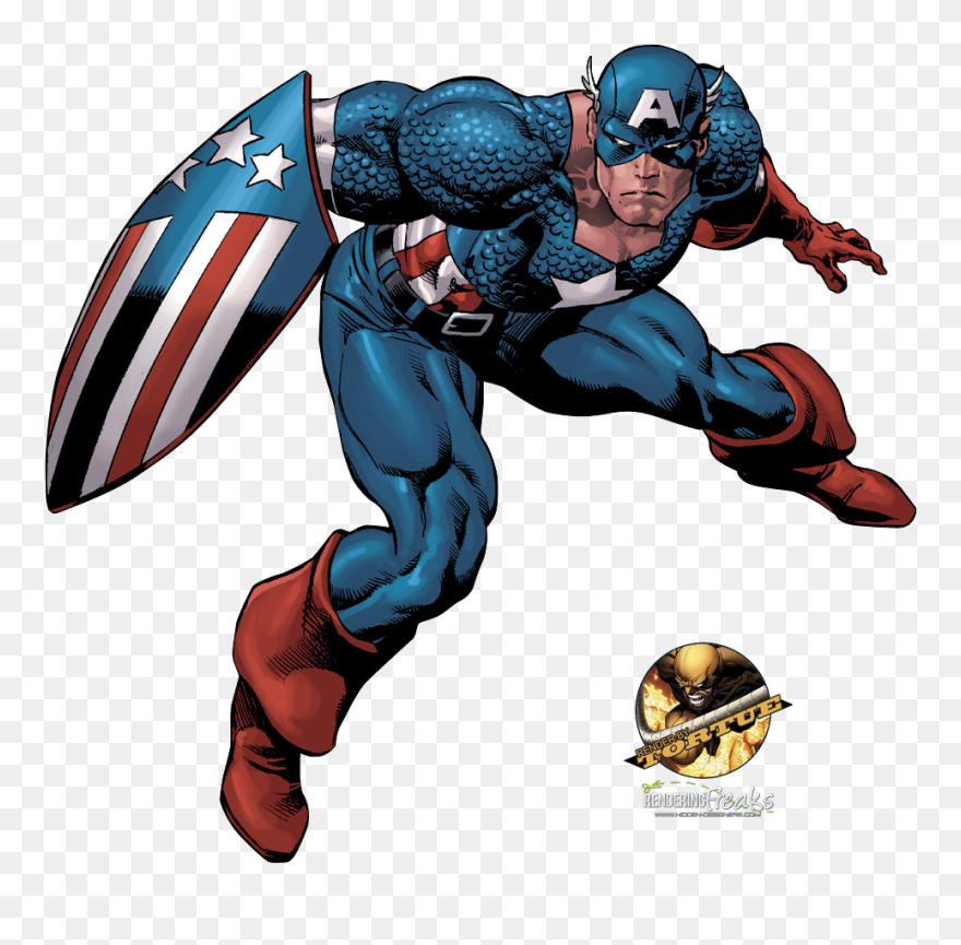 Mike Deodato Jr Captain America Clipart