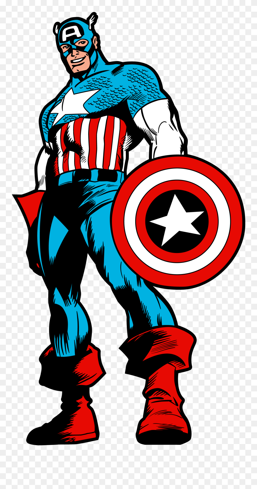 Captain America Playing Card Clipart