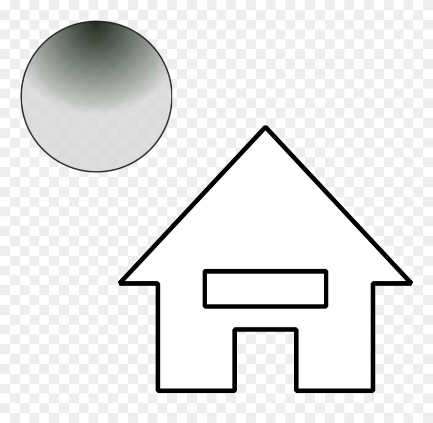 Home Svg Clip Arts - Circle - Png Download