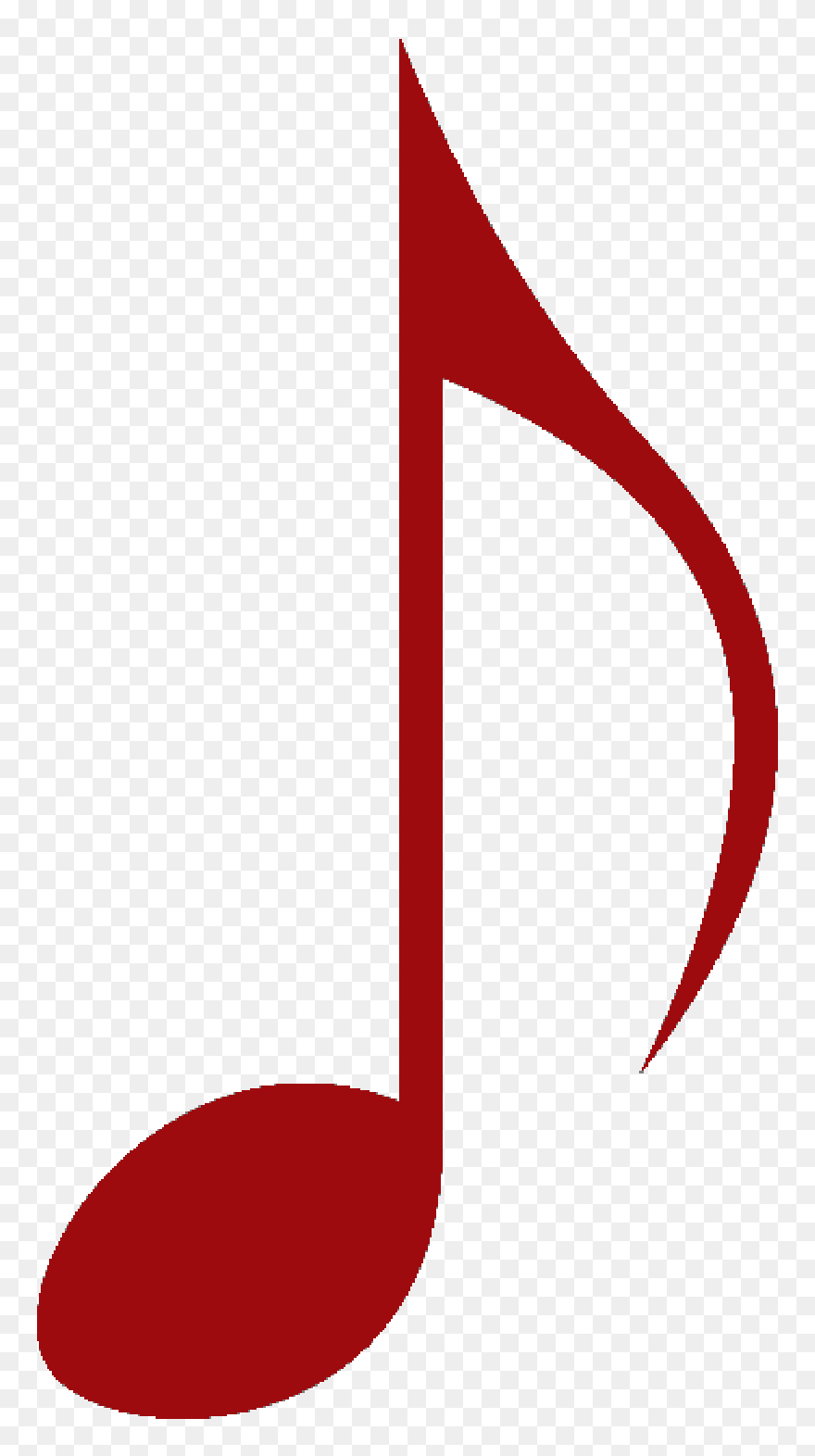 Transparent Red Musical Note Clipart (#5770070) - PinClipart