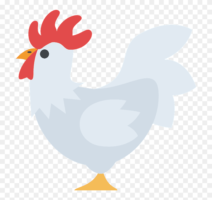 Chicken Emoji Clipart - Emoji Chicken Vector - Png Download