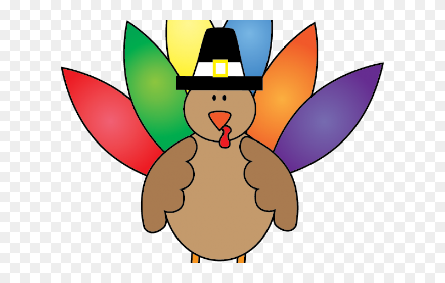 Turkey Wings Clipart Clip Art Royalty Free Turkey Wings - Turkey With Colored Feathers - Png Download