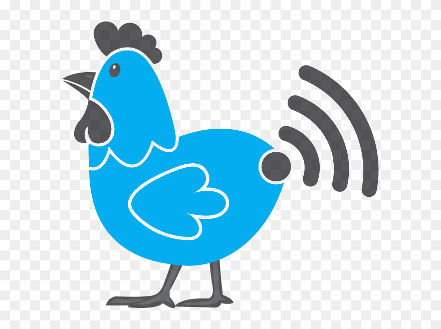 Free Range Wifi Logo - Rooster Clipart