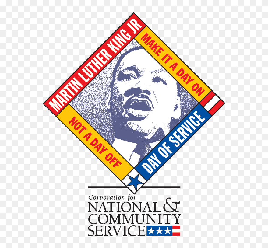 Martin Luther King Day Png - Mlk Jr Day Of Service Clipart