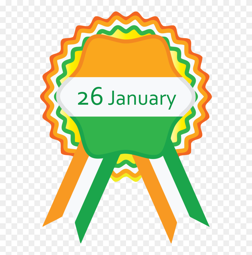 Transparent India Republic Day Green Line For Happy - Priorität Icon Clipart