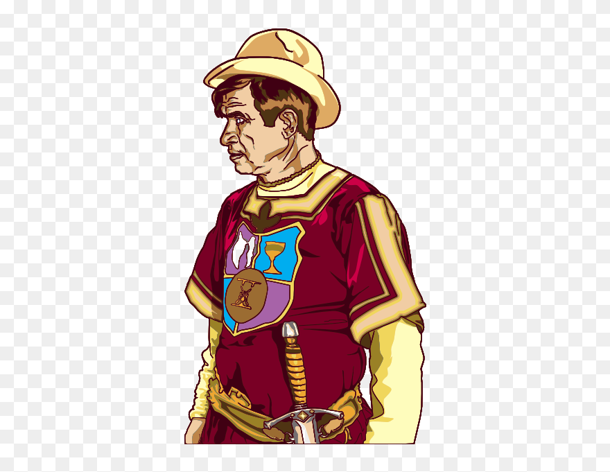 Vector Image Of Portrait If William Penn Adair "will - Cartoon Clipart