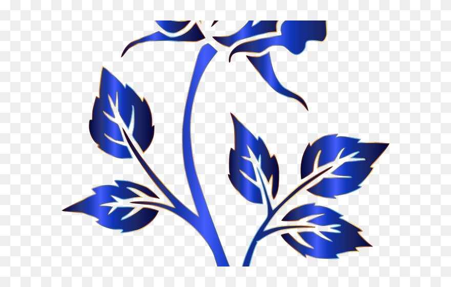 White Rose Clipart Png Format - Rose Stencil Transparent Png